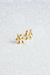Brinco folha de louro - Ouro 18k