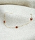 Pulseira 15cm com joaninhas