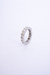 Aliança inteira moissanite 3mm