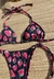 CALCINHA ZOE MORANGO - Calcinha de Lacinho com Amarração Lateral - BellaVie Beachwear