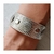 PULSERA COCO - CUERO COLOR PLATINO
