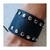 PULSERA PIA - CUERO COLOR NEGRO