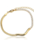 Pulseira semijoia banhada a ouro 18k com zircônias brilhantes.