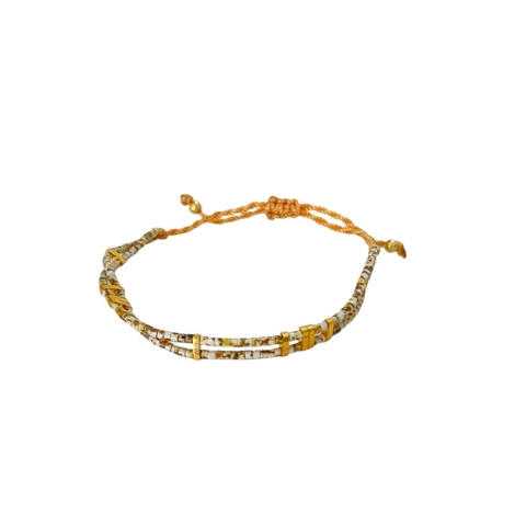 Pulsera Tila color beige