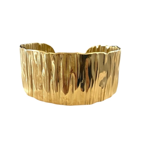Brazalete roca dorado