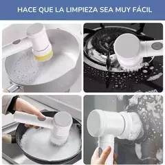 Cepillo Limpiador Platos Cocina Baño Multiuso Usb Recargable - tienda online