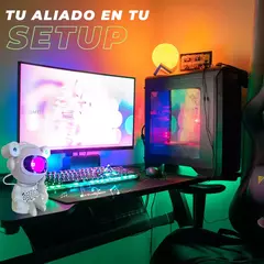 Proyector Astronauta Galaxia Estrellas Bluetooth Parlante - Vida Moderna