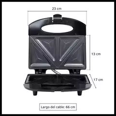 Sandwichera Tostadora Oryx Antiadherente 750w Or-1900 - Vida Moderna