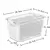 Caja de conservación para refrigerador, caja sellada transparente de doble capa - tienda online