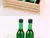 Juguetes en miniatura de simulación, botellas de vino, cerveza, bebida, modelo en internet