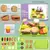 Juego de cocina de simulación de hamburguesa para niños, Mini juego de ensambl - todo terra