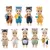 Colección de 57 estilos, minifiguras de Anime de la serie Dreaming, regalos de