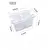 Caja de conservación para refrigerador, caja sellada transparente de doble capa