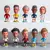 Mini muñecas de fútbol de las estrellas del fútbol, figuras de jugadores