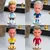 Mini muñecas de fútbol de las estrellas del fútbol, figuras de jugadores - todo terra