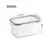 Caja de conservación para refrigerador, caja sellada transparente de doble capa - tienda online