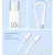Cargador rápido Universal 120W 10A PD Dual USB C a tipo C Cable de carga rápid - todo terra