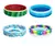 Piscina inflable extraíble para bebé, arcoíris, unicornio, anillo, juego de a