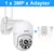 Inteligente 1080P almacenamiento en la nube cámara IP PTZ inalámbrica domo en internet
