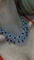 Colar Luxo Safiras e Diamantes - comprar online