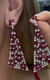 Brinco Flores de Rubi e Diamantes - comprar online