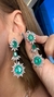 Brinco Esmeralda e Diamantes - comprar online