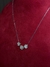 Colar Flores Diamantes