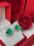 Brinco Esmeralda e Diamantes - comprar online