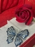 Broche Borboleta Safira com Diamantes