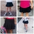 Saia short piquê preta - comprar online