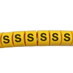 ANILHA DE IDENTIFICAÇÃO EC-3 - "S" - 250 pçs