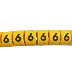 ANILHA DE IDENTIFICAÇÃO EC-1 - "6" - 100 pçs