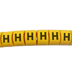 ANILHA DE IDENTIFICAÇÃO EC-0 - "H" - 100 pçs