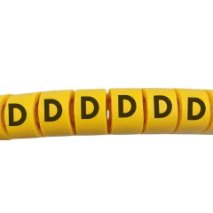 ANILHA DE IDENTIFICAÇÃO EC-1 - "D" - 100 pçs