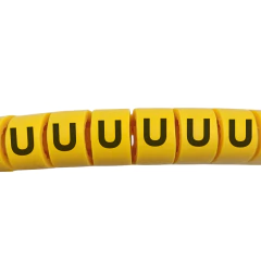 ANILHA DE IDENTIFICAÇÃO EC-0 - "U" - 1000 pçs
