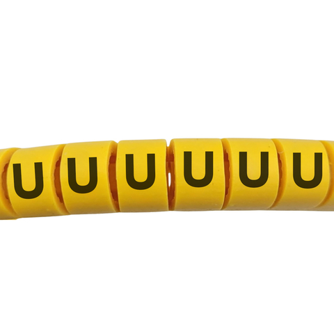 ANILHA DE IDENTIFICAÇÃO EC-0 - "U" - 1000 pçs