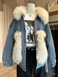 Campera Denim Teddy - comprar online
