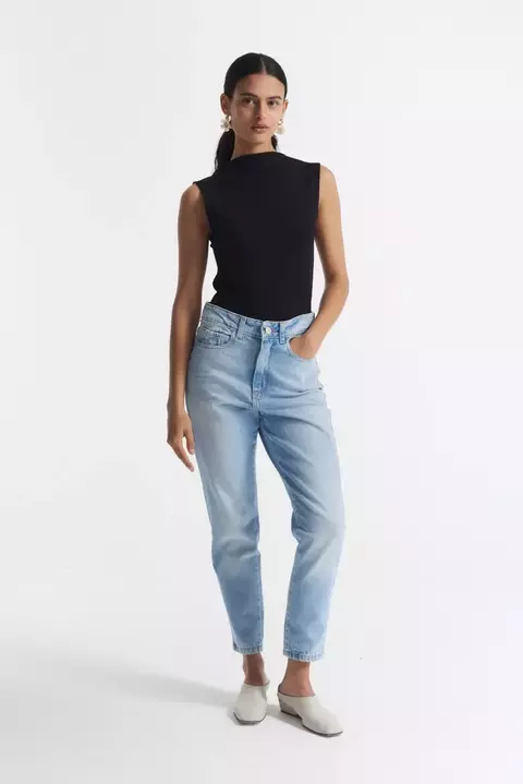 Jean Mom Light Blue