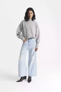 Jean Wide Leg Roturas