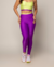 Calça Legging Texture Duo - Fúcsia c/ Lima - comprar online