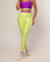 Calça Legging Texture Duo - Lima c/ Fúcsia - comprar online