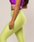 Calça Legging Texture Duo - Lima c/ Fúcsia - loja online