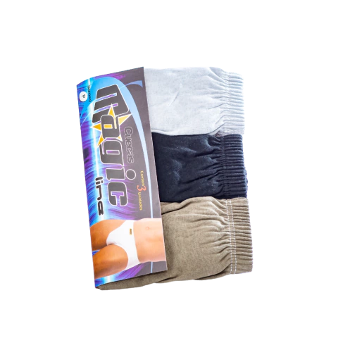 Cueca Slip Adulto de Algodão Lisa