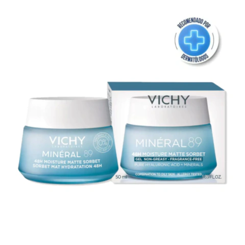Vichy Minéral 89 48H Moisture Matte Sorbet – 50 ml