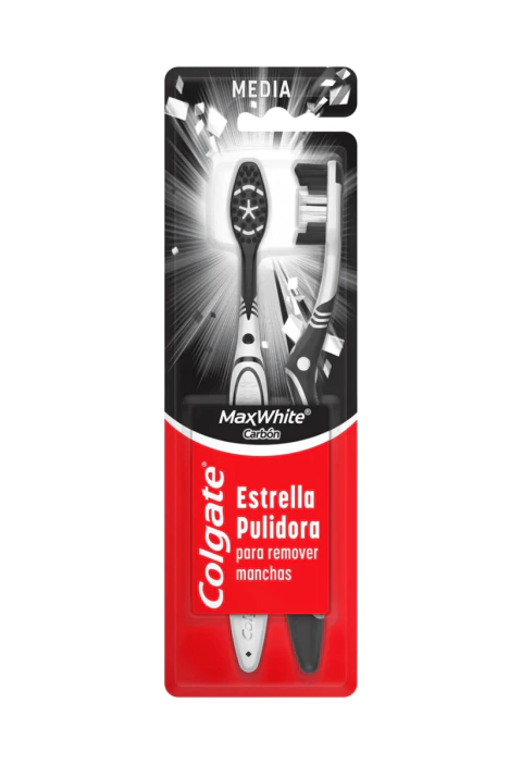 Cepillo dental MaxWhite Carbón X 2