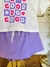 Conjunto Feminino Cropped e Short/Saia Moletinho - Little Querubim - Baby Kids