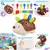 Hedgehog Montessori Brinquedo Educativo, Fine Motor Brinquedos para Crianças, A