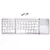 Teclado Bluetooth Dobrável com Touchpad, Portátil, Sem Fio, Recarregável, Min