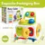 Brinquedos Montessori Busy Cube para crianças pequenas, Atividades Sensoriais,