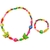 Conjunto Infantil Colar Pulseira Madeira Color